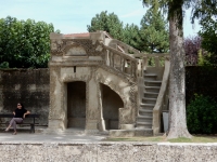 Viewing stand, Le Palais Idéal du Facteur Cheval, Hauterives, France Viewing stand, Le Palais Idéal du Facteur Cheval, Hauterives, France