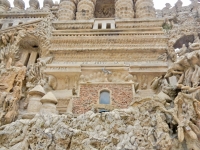 Base of pillars, Le Palais Idéal du Facteur Cheval, Hauterives, France