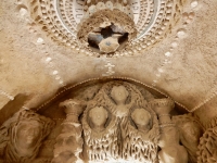 Interior faces and celing detail, Le Palais Idéal du Facteur Cheval, Hauterives, France