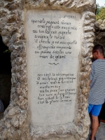 Message, Le Palais Idéal du Facteur Cheval, Hauterives, France