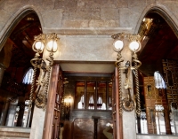 Interior arches, Antoni Gaudí's Palau Güell, Barcelona