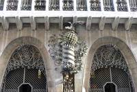 Grand entry detail, Antoni Gaudí's Palau Güell, Barcelona