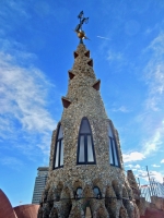 Large rooftop structure, Antoni Gaudí's Palau Güell, Barcelona