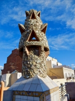 Rooftop structure, Antoni Gaudí's Palau Güell, Barcelona