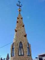 Large rooftop structure, Antoni Gaudí's Palau Güell, Barcelona