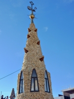 Large rooftop structure, Antoni Gaudí's Palau Güell, Barcelona