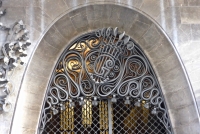 Grand entry detail, Antoni Gaudí's Palau Güell, Barcelona