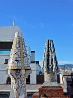 Rooftop structures, Antoni Gaudí's Palau Güell, Barcelona