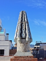 Rooftop structure, Antoni Gaudí's Palau Güell, Barcelona