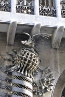 Facade  detail, Antoni Gaudí's Palau Güell, Barcelona