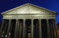 The Pantheon at night