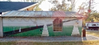 Back section attached to the shop building and gallery at Howard Finster's Paradise Garden, 2016