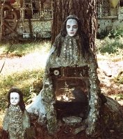 Scary figures, Howard Finster's Paradise Garden, circa 1990