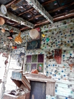 Decorated ceiling, Howard Finster's Paradise Garden, 2016