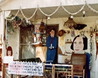 Front porch at the entrance to Howard Finster's Paradise Garden, circa 1990