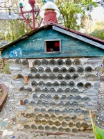 Bottle house (other side) at Howard Finster's Paradise Garden, 2016