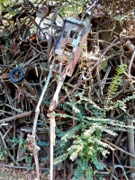 Bicycle tower detail, Howard Finster's Paradise Garden, 2016