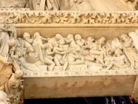 Details of the second floor porch, Sainte Chapelle