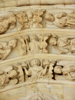 Details of the second floor porch, Sainte Chapelle