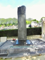 Memorial to Auschwitz victims, Pere Lachaise Cemetery, Paris