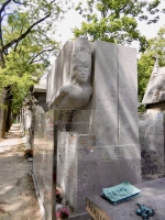 Oscar Wilde tomb, Pere Lachaise Cemetery, Paris