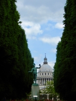 The Pantheon from the Luxemburg Gardens, Paris