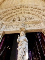 Details of the second floor porch, Sainte Chapelle