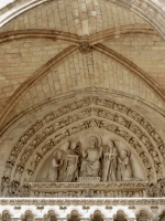 Details of the second floor porch, Sainte Chapelle