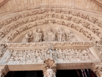 Details of the second floor porch, Sainte Chapelle