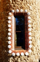 Window, Antoni Gaudí's Park Güell, Barcelona