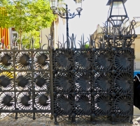 Iron fence, Park Güell, Barcelona