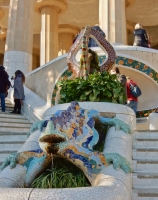 Park Güell, Barcelona. It's hard to get shot of this sculpture because of all the selfie takers