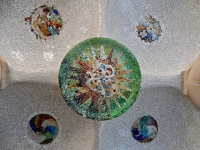 Ceiling decoration, Park Güell, Barcelona