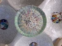 Ceiling decoration, Park Güell, Barcelona