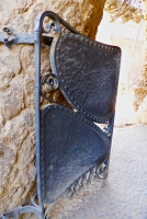 Metal gate, Antoni Gaudí's Park Güell, Barcelona, Spain