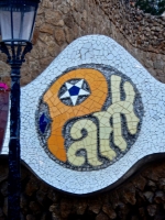 Plaque for Park Güell, Barcelona