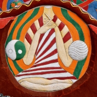 Wall detail, St. Eom's Pasaquan, 2016 Wall detail, St. Eom's Pasaquan, 2016