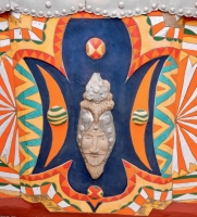 Wall detail, St. Eom's Pasaquan, 2016 Wall detail, St. Eom's Pasaquan, 2016