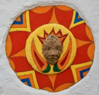 Wall detail, St. Eom's Pasaquan, 2016 Wall detail, St. Eom's Pasaquan, 2016