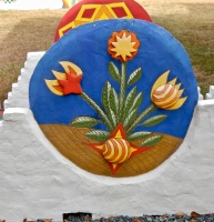 Wall detail, St. Eom's Pasaquan, 2016 Wall detail, St. Eom's Pasaquan, 2016