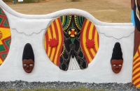 Wall detail, St. Eom's Pasaquan, 2016 Wall detail, St. Eom's Pasaquan, 2016