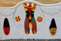 Wall detail, St. Eom's Pasaquan, 2016 Wall detail, St. Eom's Pasaquan, 2016