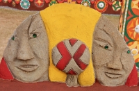 Wall detail, St. Eom's Pasaquan, 2016 Wall detail, St. Eom's Pasaquan, 2016