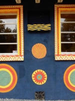 Wall detail, St. Eom's Pasaquan, 2016 Wall detail, St. Eom's Pasaquan, 2016