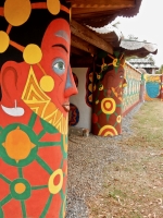 Pillars, St. Eom's Pasaquan, 2016