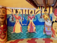 Oratory mural, St. Eom's Pasaquan, 2016