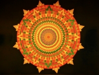 Music room mandala, St. Eom's Pasaquan, 2016 Music room mandala, St. Eom's Pasaquan, 2016