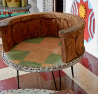 St. Eom-made chair, Pasaquan, 2016