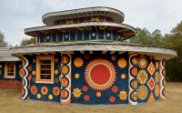 Back of the compound, St. Eom's Pasaquan, 2016 Back of the compound, St. Eom's Pasaquan, 2016