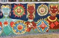 Wall, St. Eom's Pasaquan, 2016 Wall, St. Eom's Pasaquan, 2016